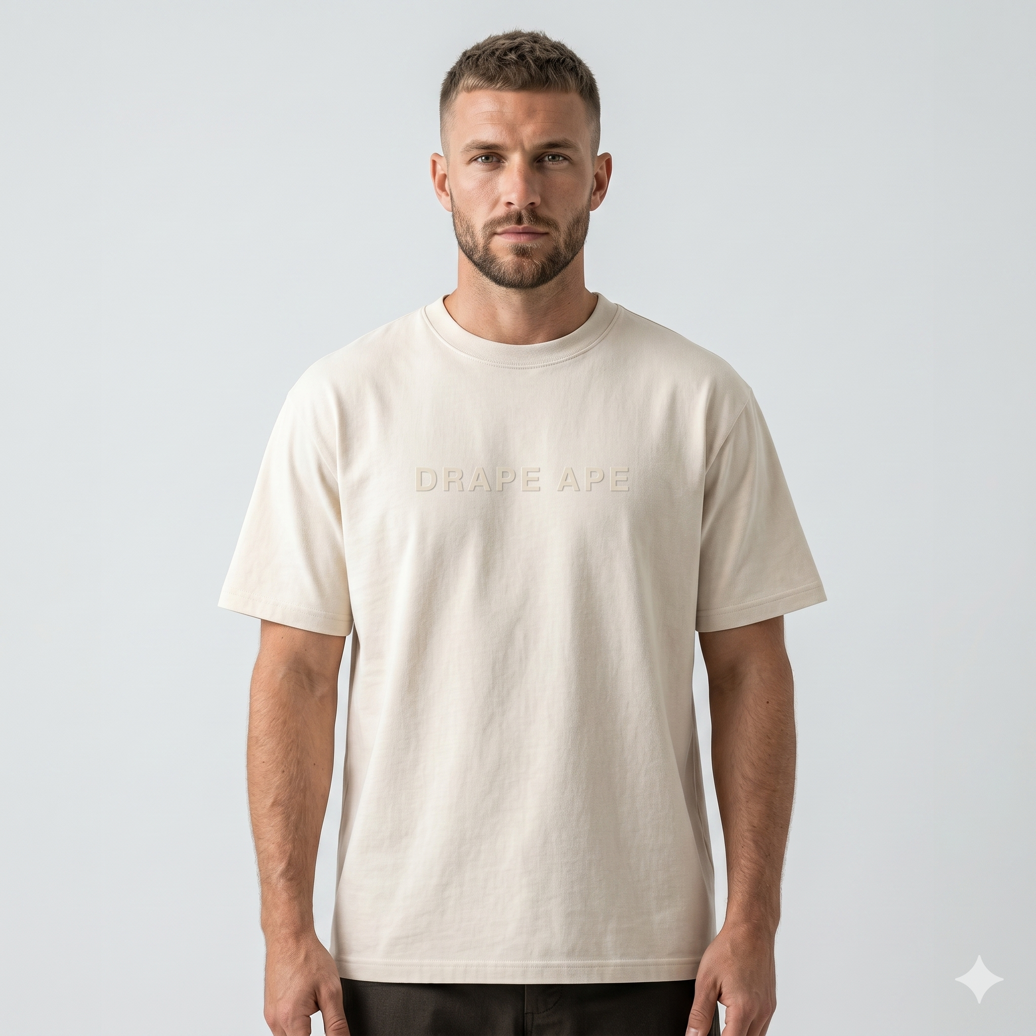 The Essentials TONE-ON-TONE T-SHIRT – SAND