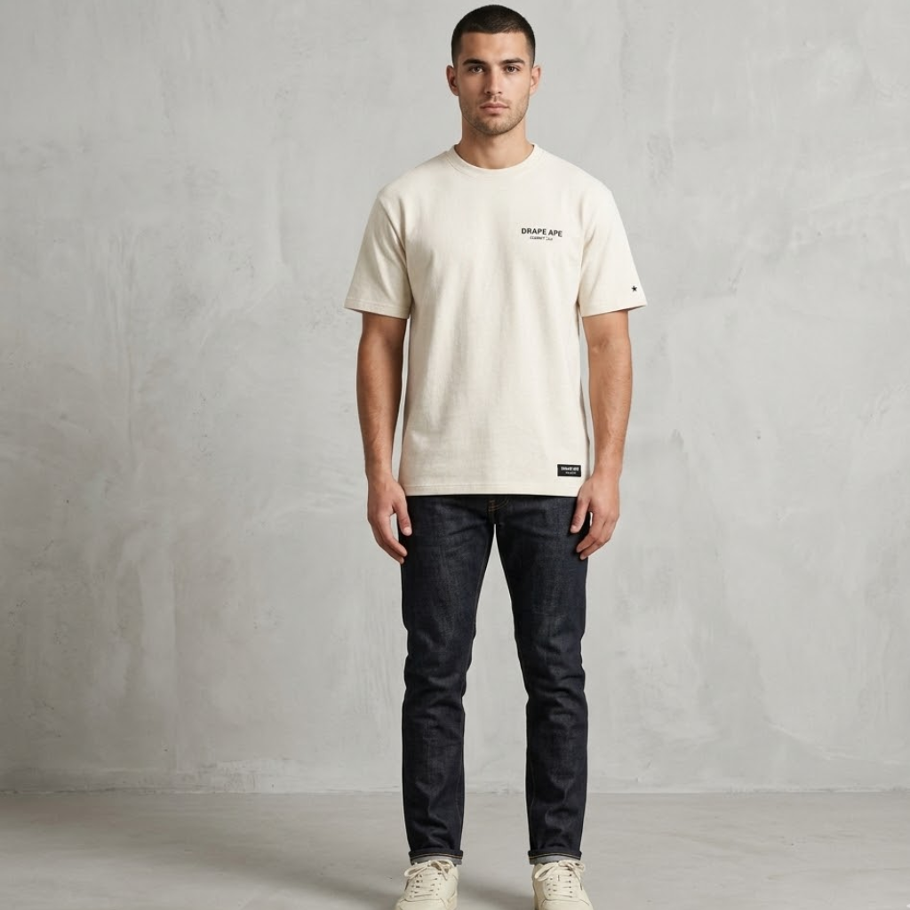 LEGACY CLUB SIGNATURE T-SHIRT – IVORY