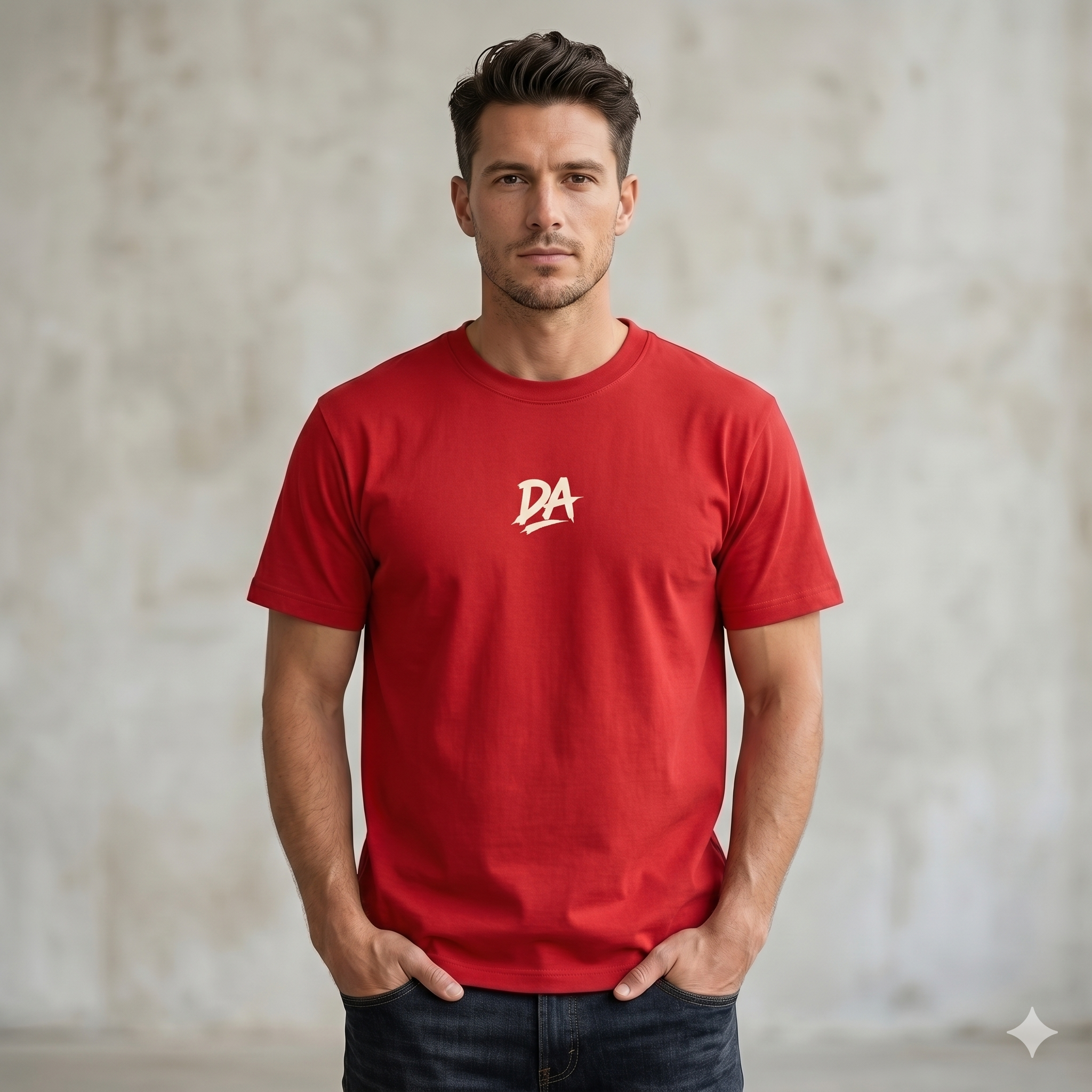 PRIMAL LINE GRAPHIC T-SHIRT – RED