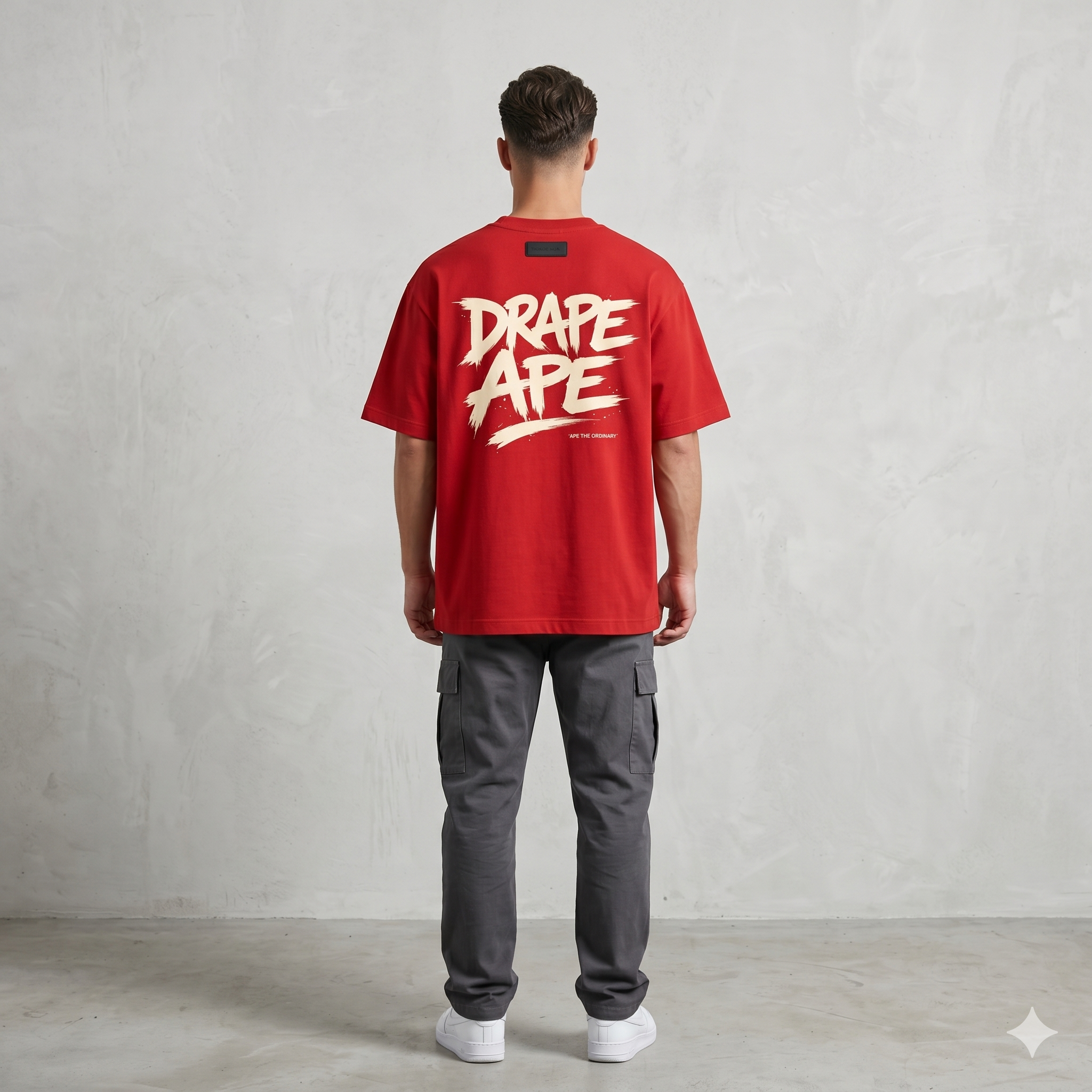 PRIMAL LINE GRAPHIC T-SHIRT – RED
